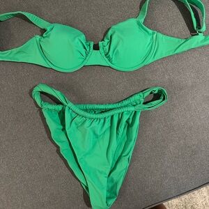Dippin Daisy’s Green Bikini Set